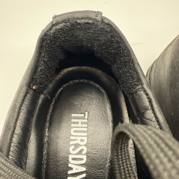 Men's Thursday boot company black leather everyday sneaker 10.5 - Picture 7 of 9